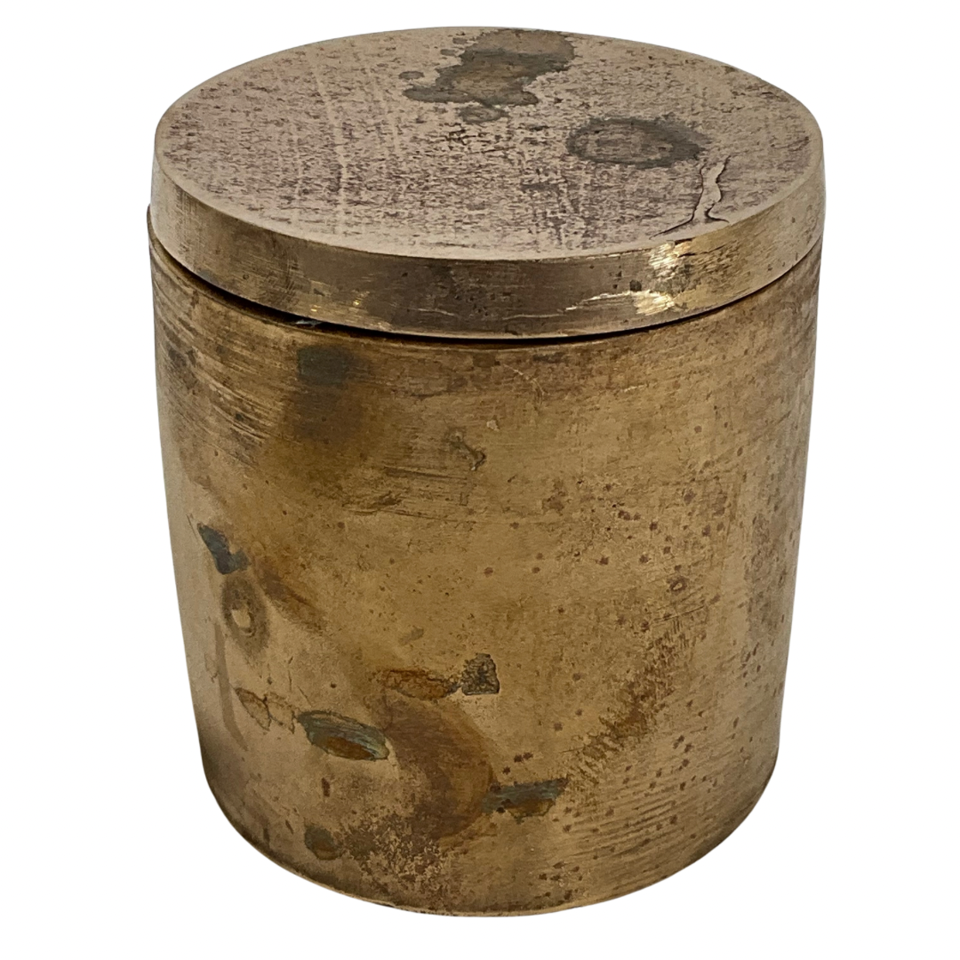 Solid Bronze Gardenia Candle with Lid #10