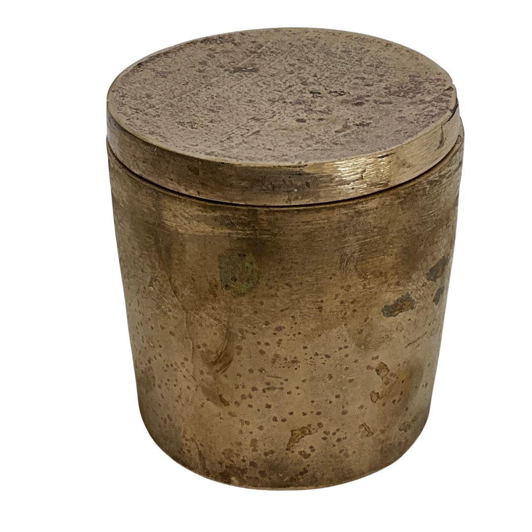 Solid Bronze Gardenia Candle with Lid #11