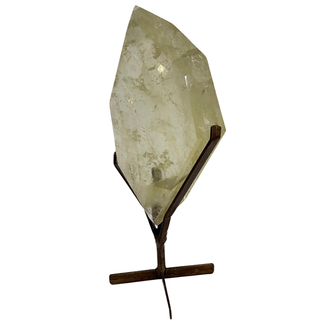 Citrine Crystal Slab on Stand