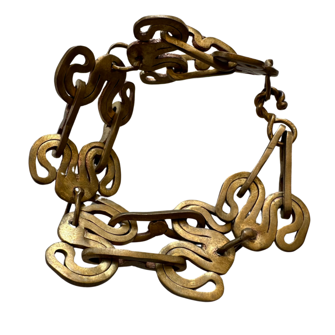 Plume Hand Made Brass Bracelet