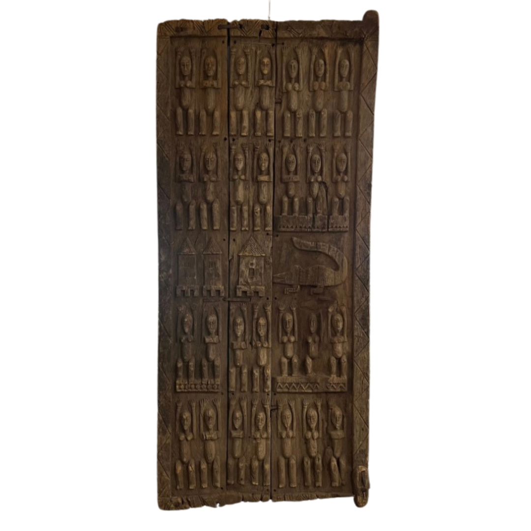 Vintage African Wood Door from Mali #3