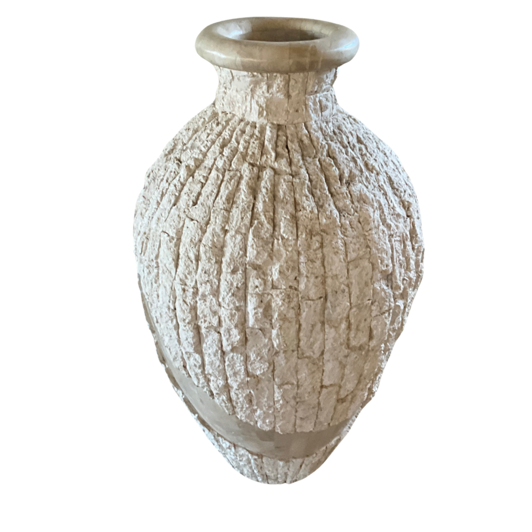 Marquis Collection of Beverly Hills Tessellated Stone Vase