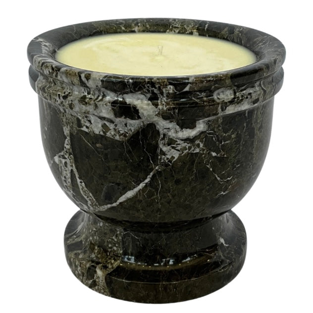 Olive Green Tones Marble Gardenia Candle