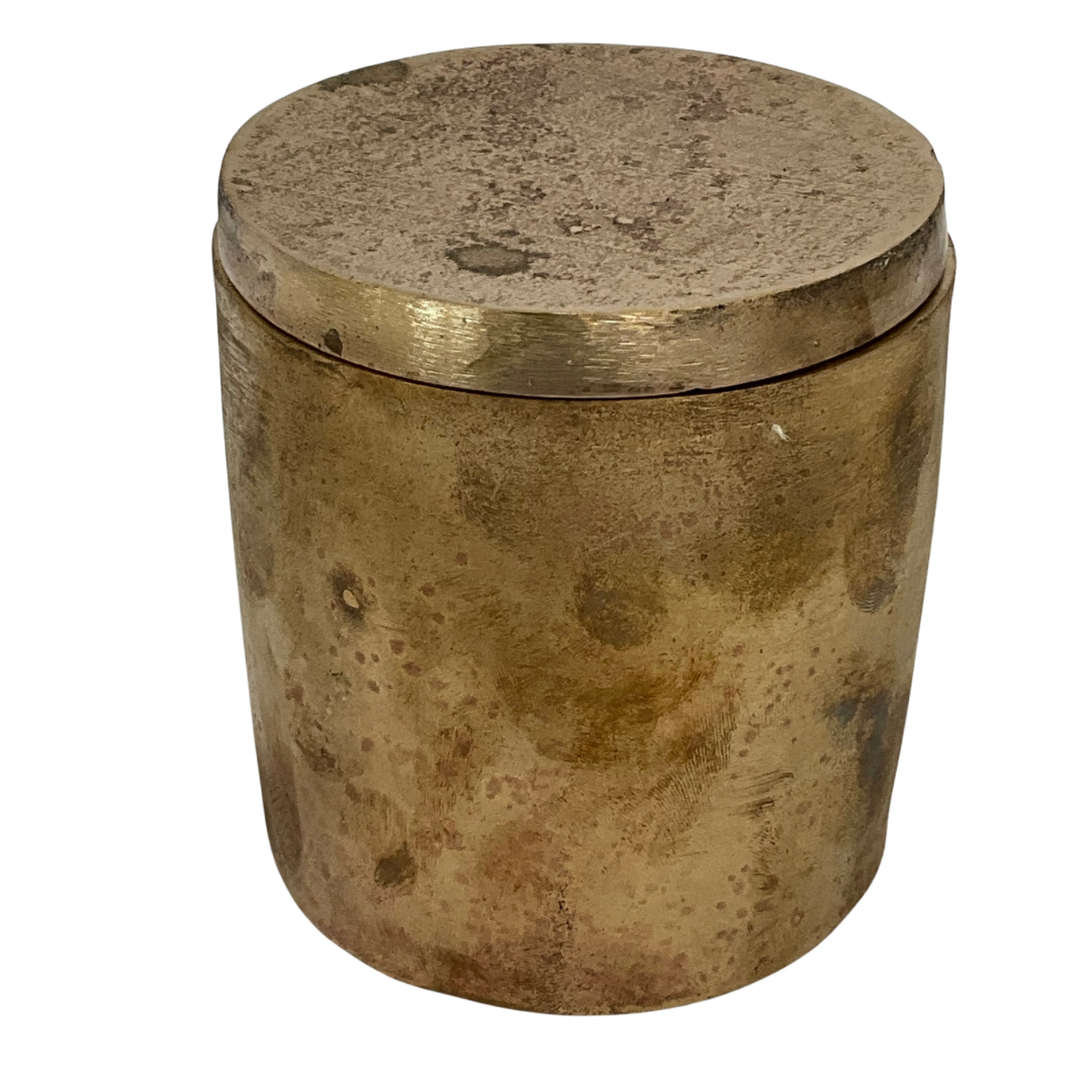 Solid Bronze Gardenia Candle with Lid #20