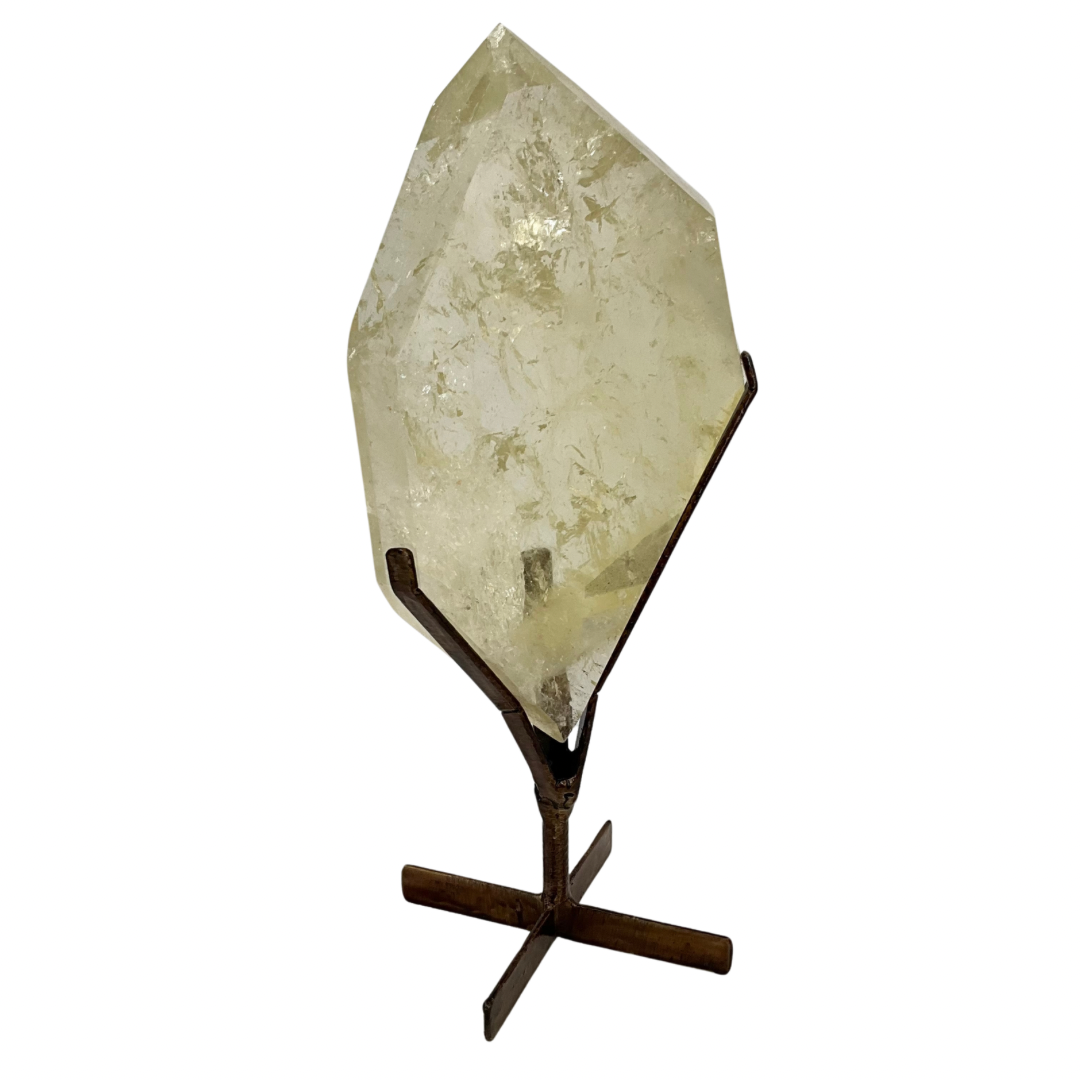 Citrine Crystal Slab on Stand