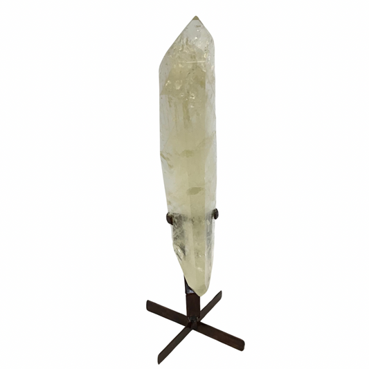 Citrine Crystal Double Point on Custom Stand