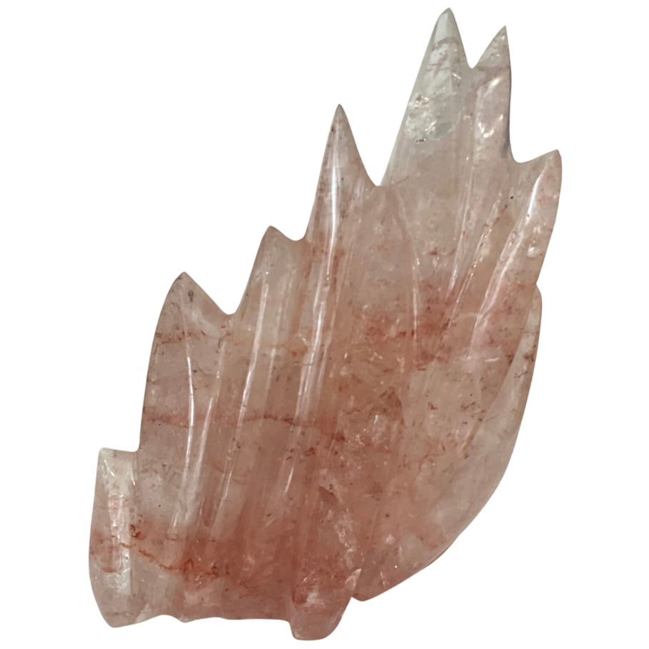 Pink Quartz Crystal with Multiple Spikes