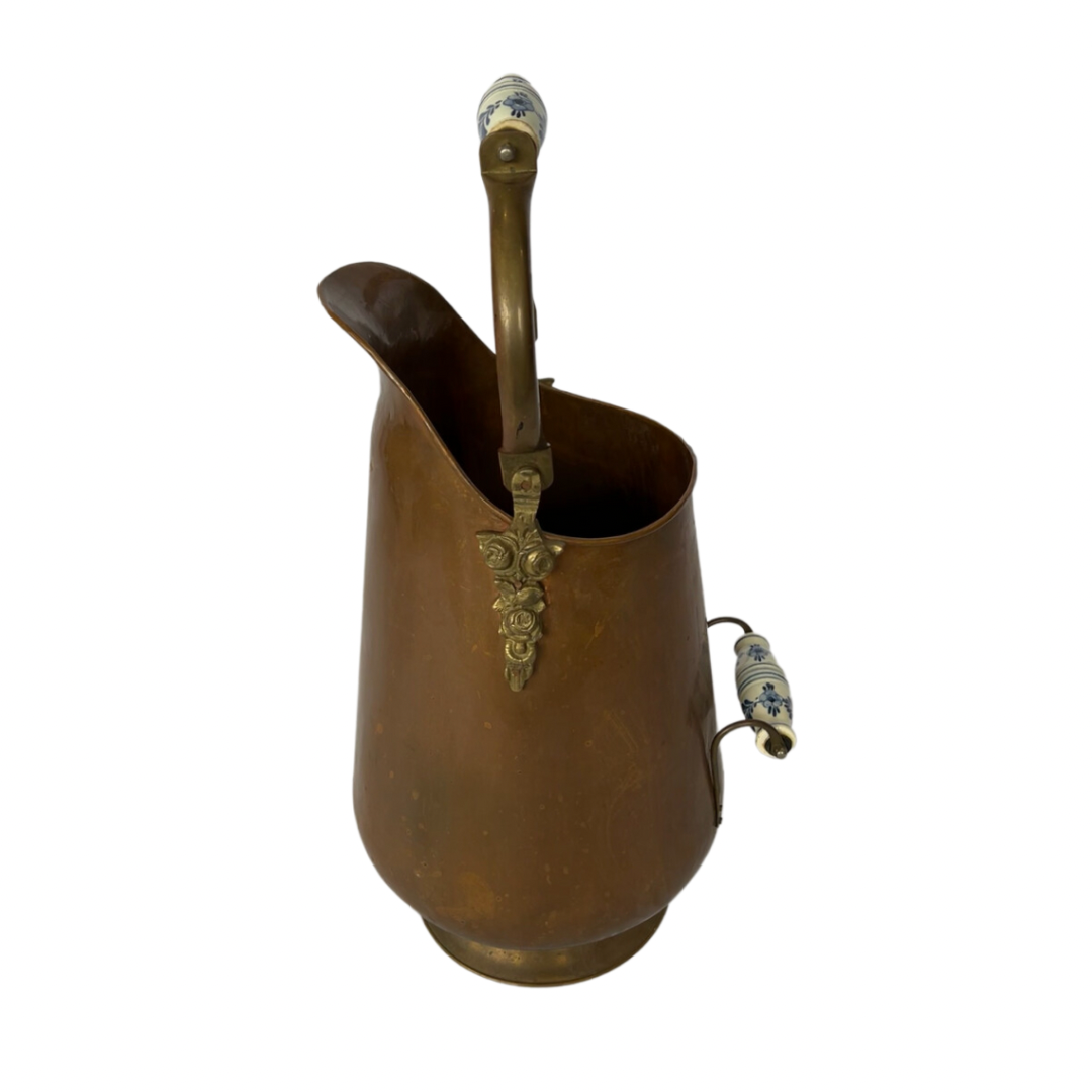 Copper & Bronze Two- Handled Watering Pot