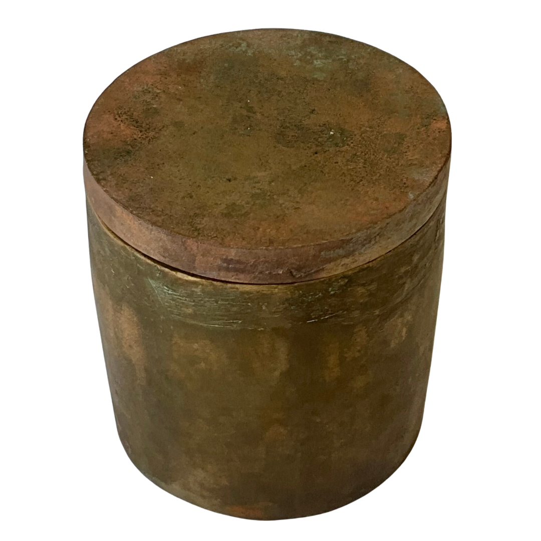 Solid Bronze Gardenia Hand Made Candle #18