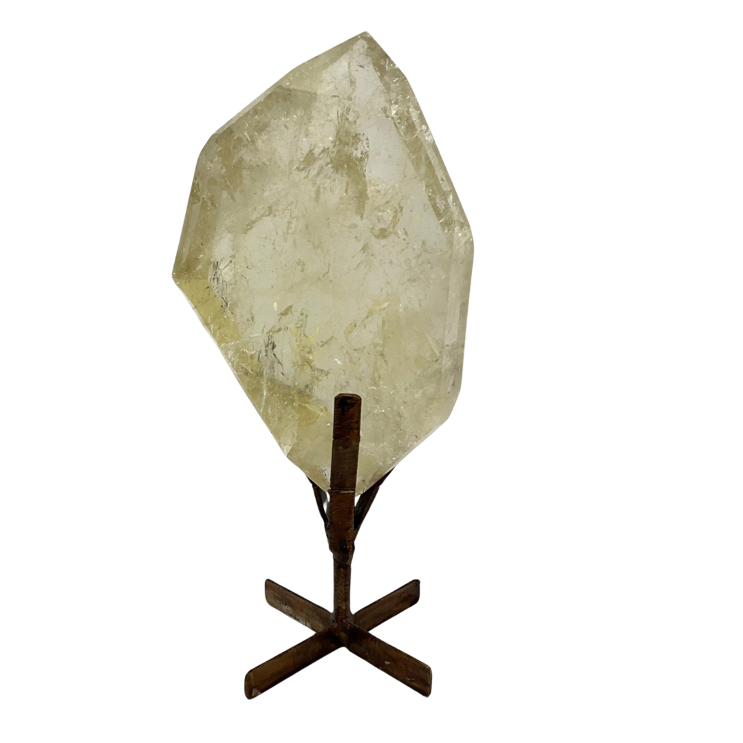 Citrine Crystal Slab on Stand