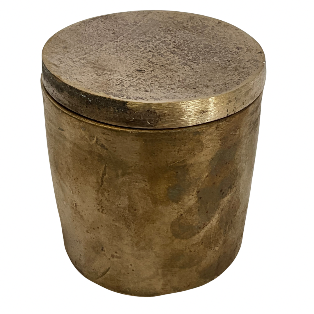 Solid Bronze Gardenia Candle with Lid #6