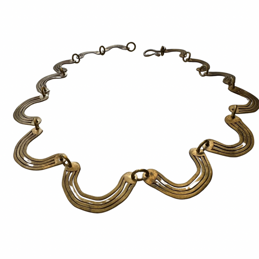 Arco Iris Hand Made Brass Necklace