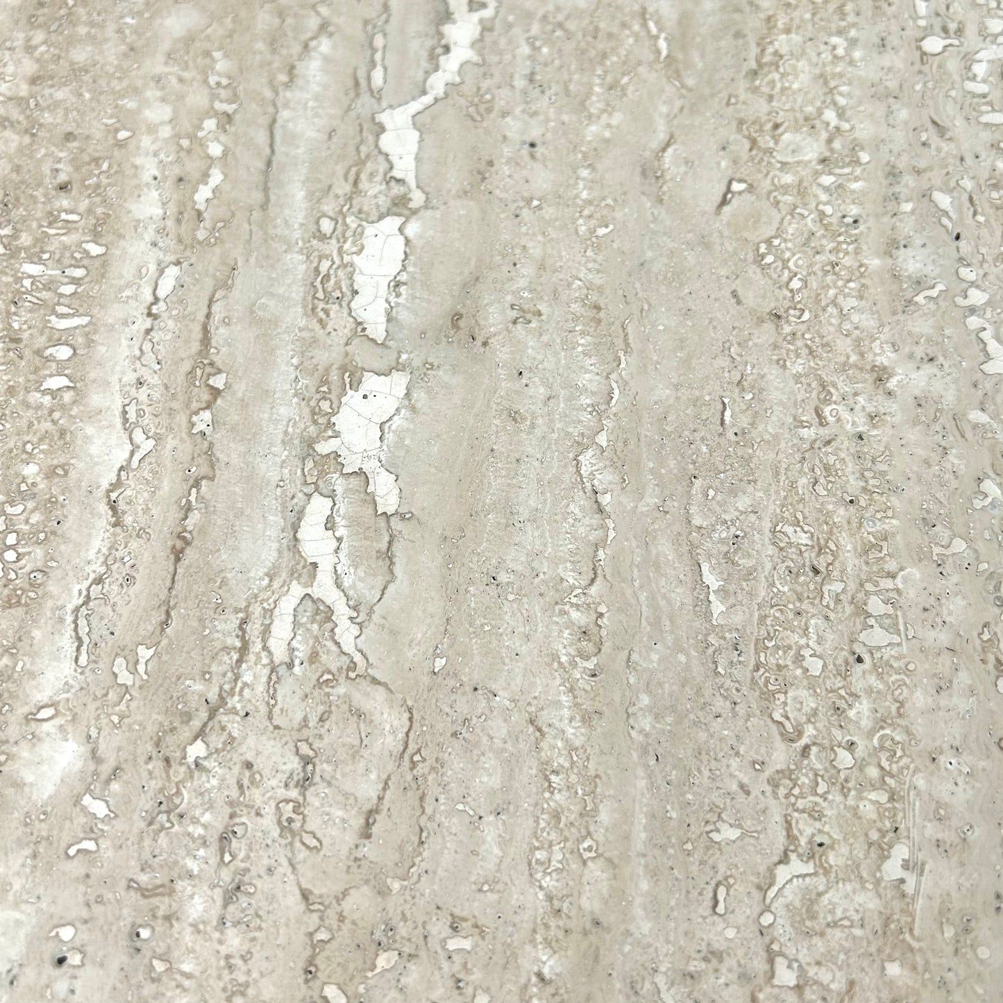 Natural White Travertine Stone Table