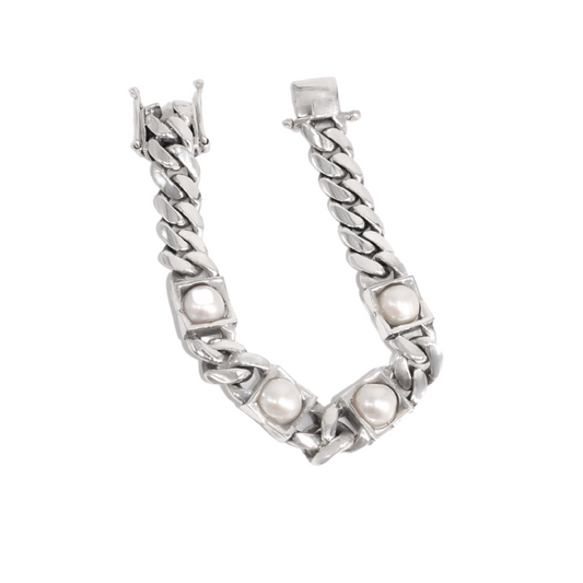 LA PERLA CUBAN LINK BRACELET