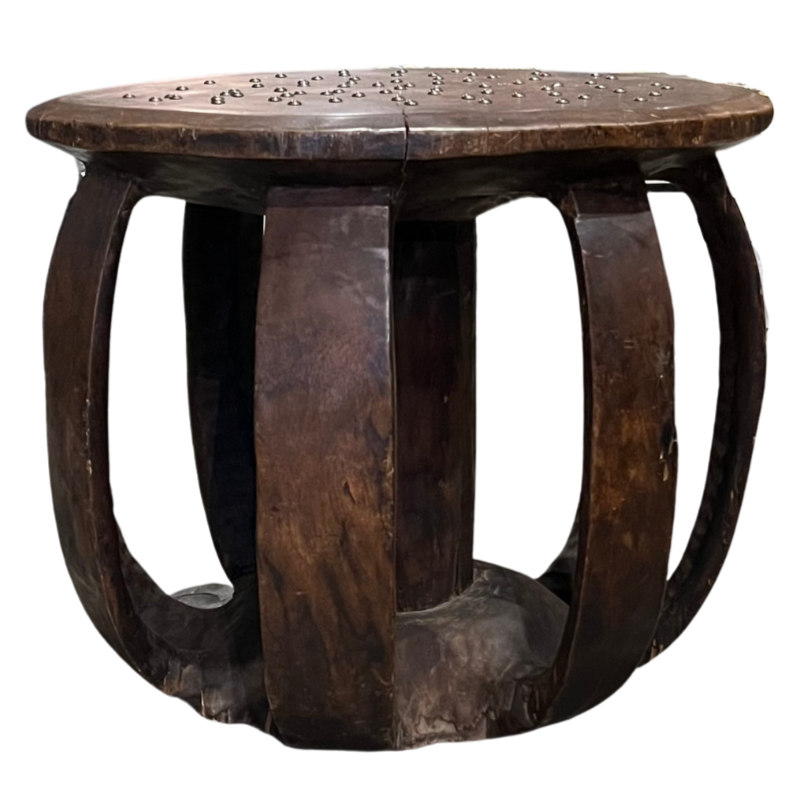 Baga People Carved Wood Stool