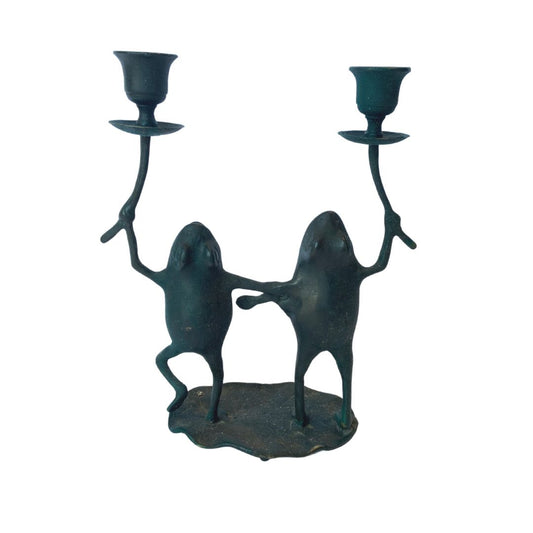 Frog CandleStick Holder