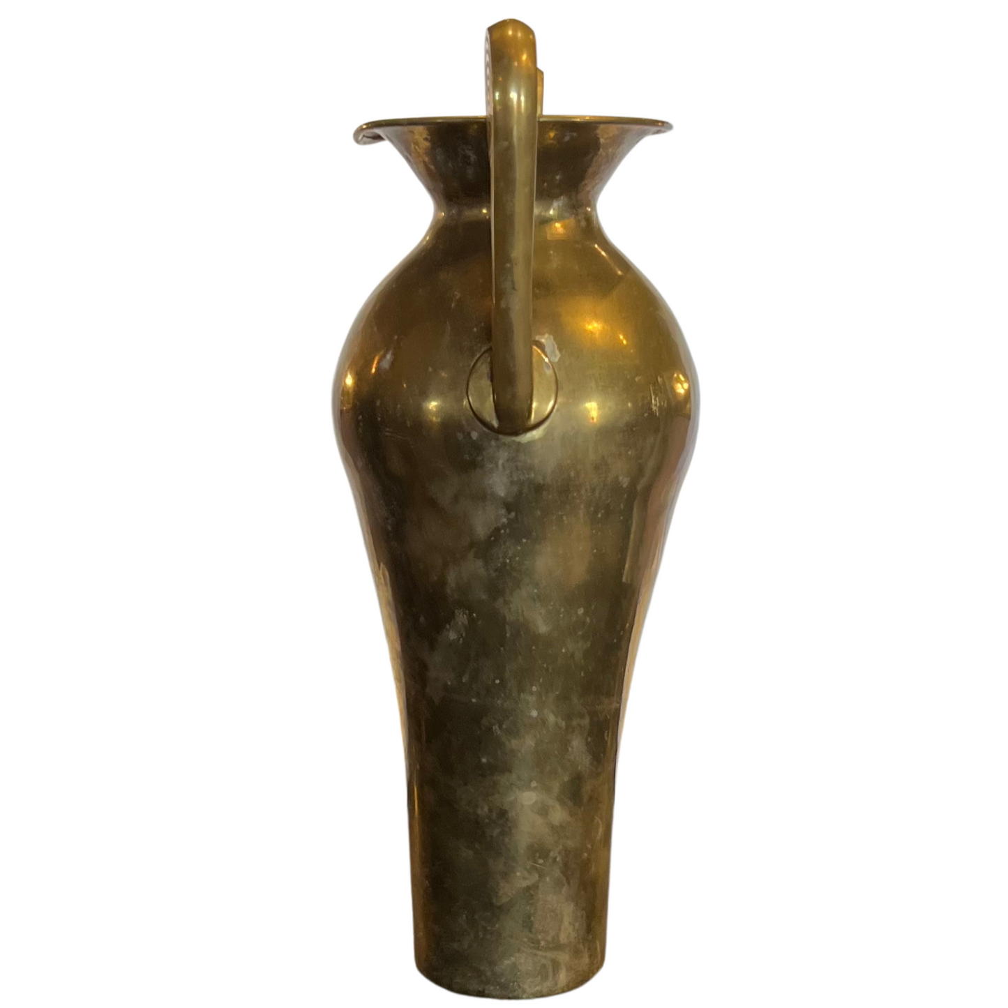 Bronze Vase with Spiral Design Handles