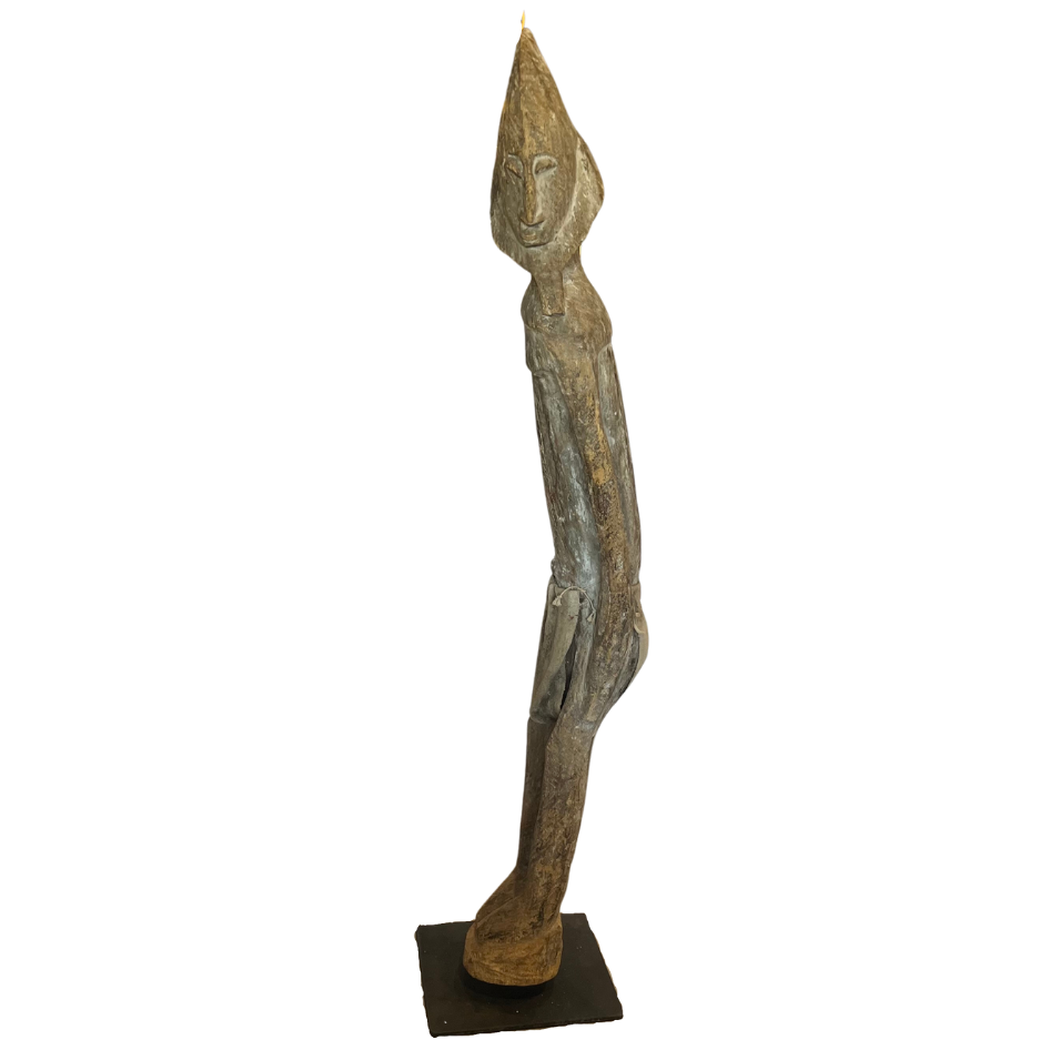 African Dogon Wood Carved Man in Loin Cloth