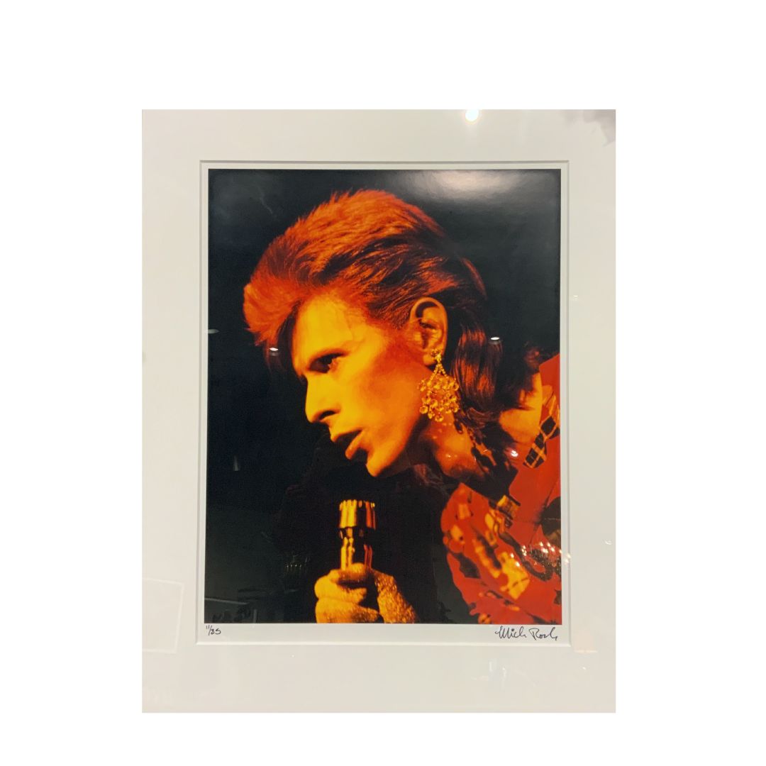 David Bowie Scotland 1973 by Mick Rock