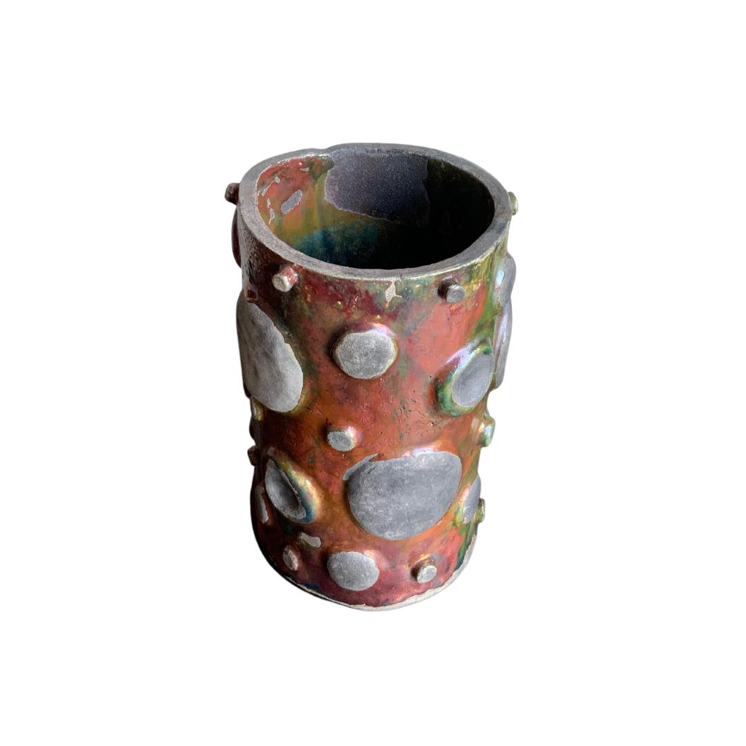 Artisan brutalist pottery vase