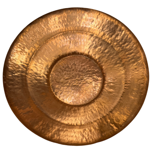 Large Solid Copper Centerpiece Bowl