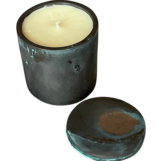 Solid Bronze Gardenia Candle