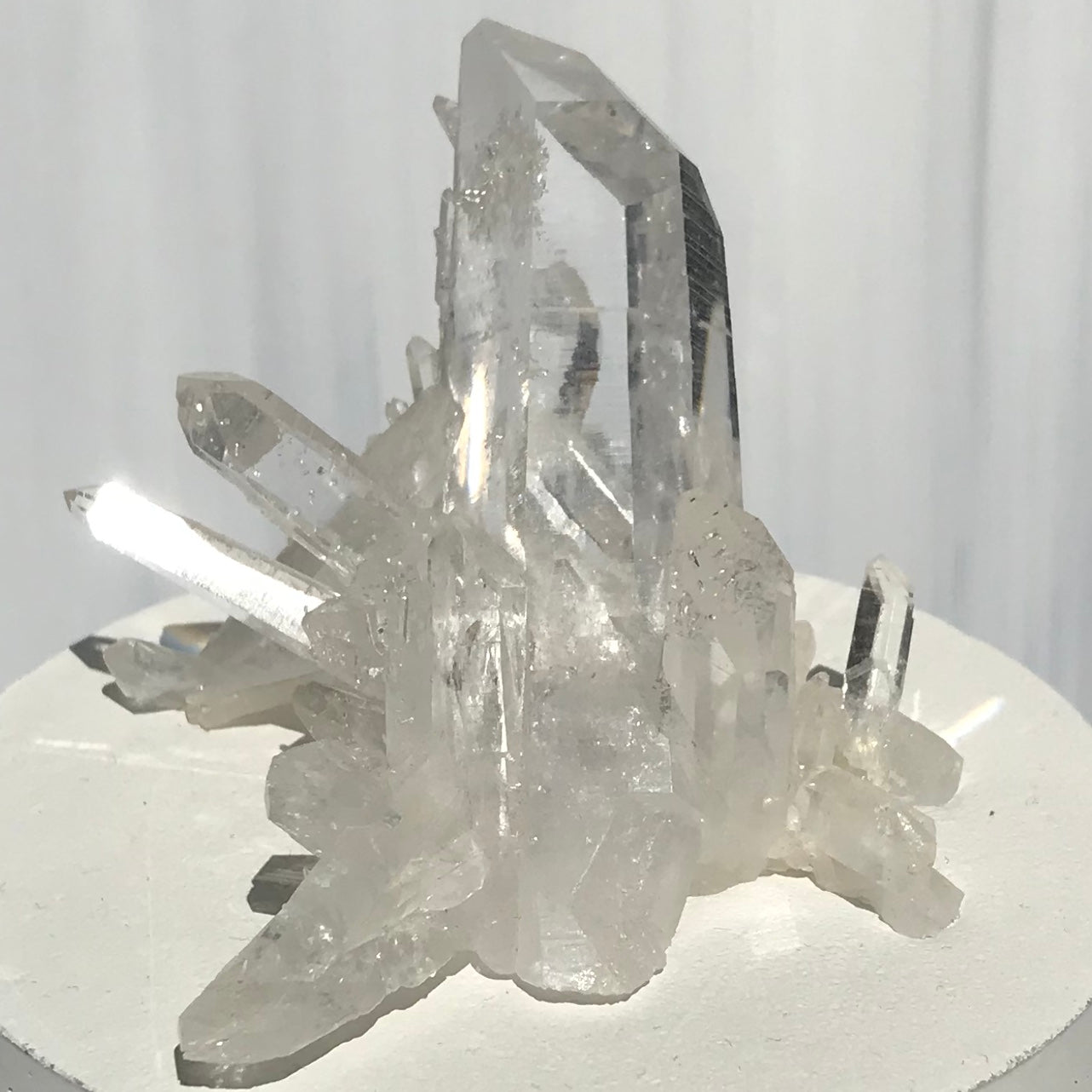 Quartz Crystal 'Starburst' Cluster Lid Candle