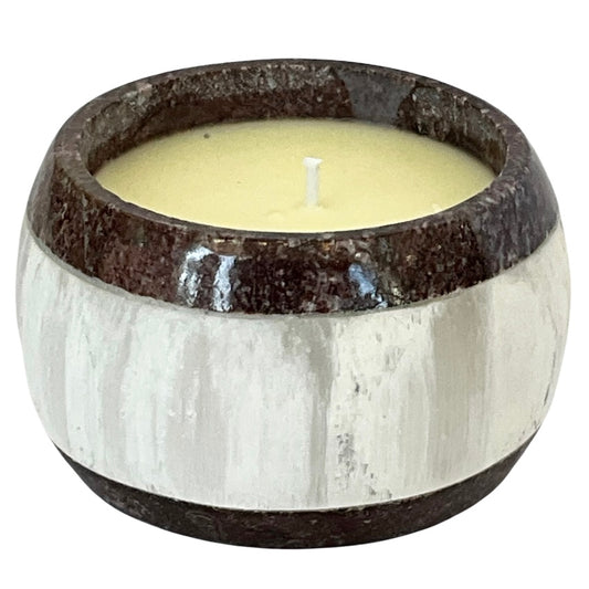 Selenite & Stone Vessel Gardenia Candle