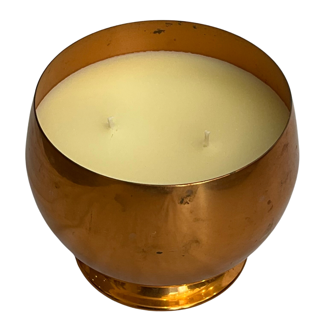 Copper Vessel Hand Poured Gardenia Candle