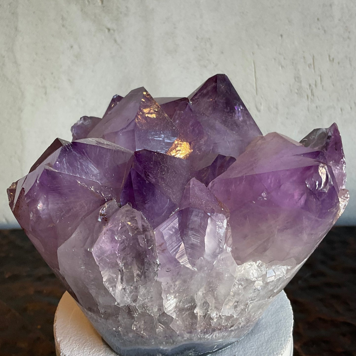Amethyst Geode Lid Candle
