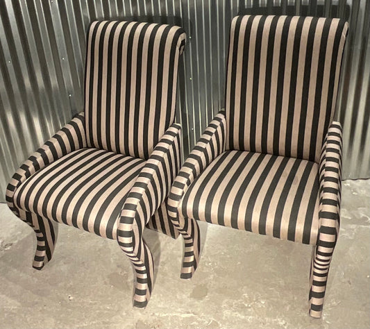 Pair of Striped Chairs