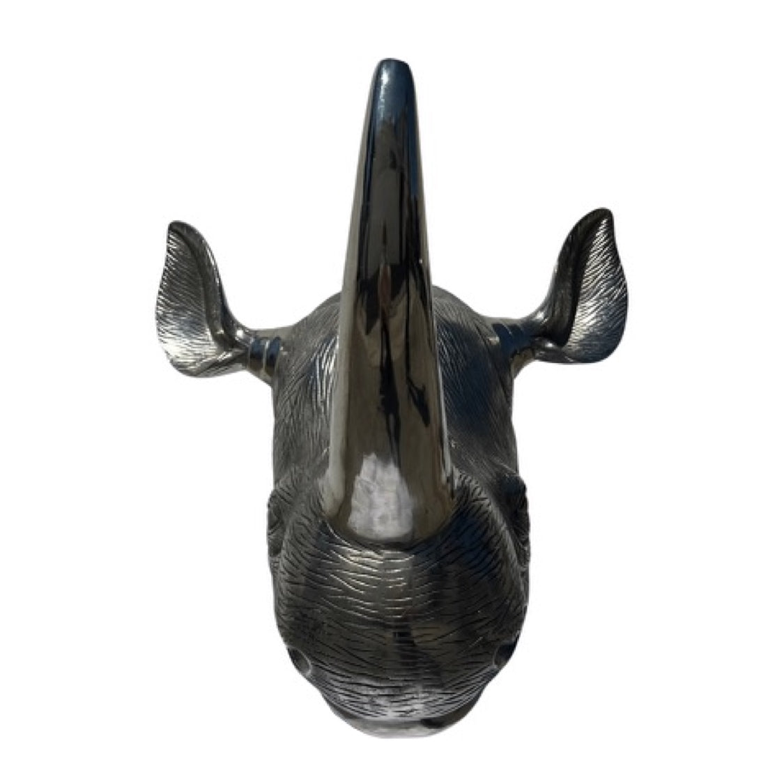 Wall Mounted Rhino Sculpture