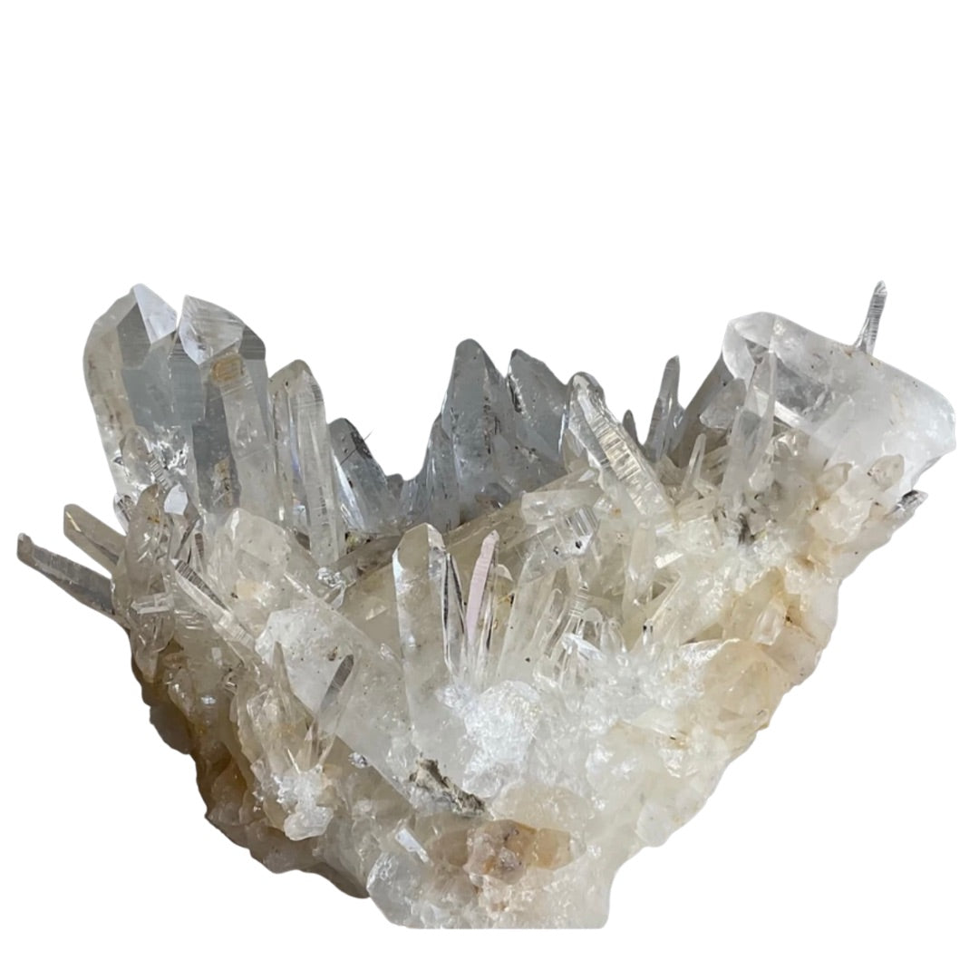 Large Quartz Crystal Lid Candle