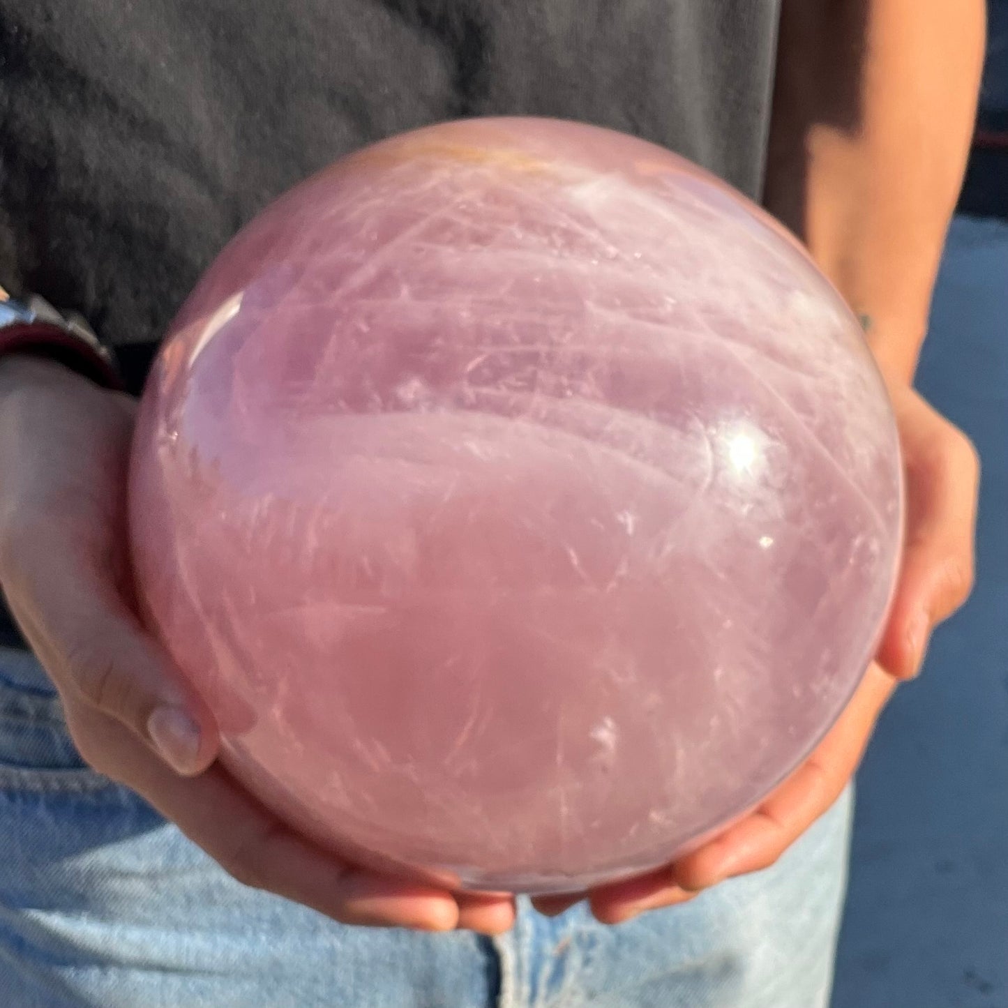 Lavender Quartz Crystal Sphere