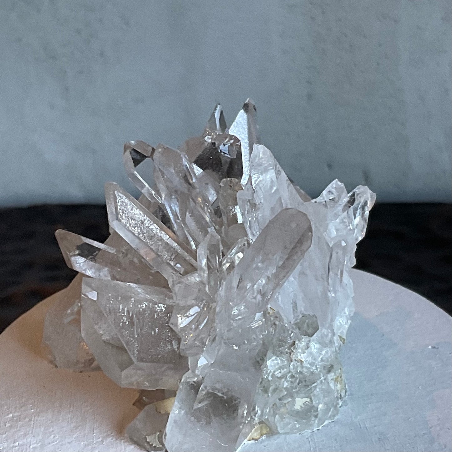 Starburst Quartz Crystal Lid Candle