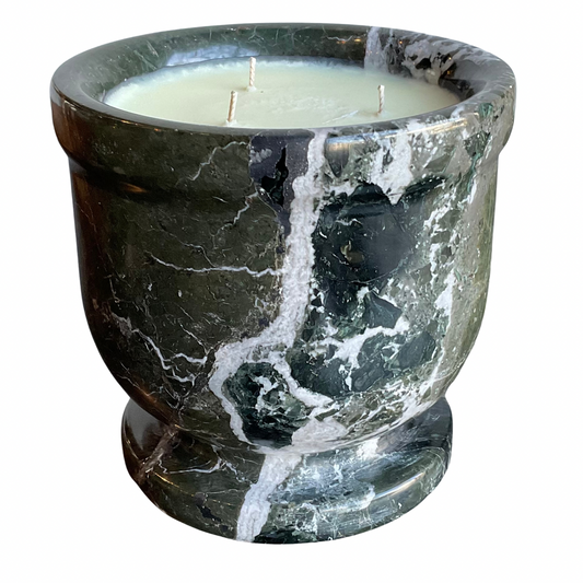 Marble Vessel Gardenia Candle