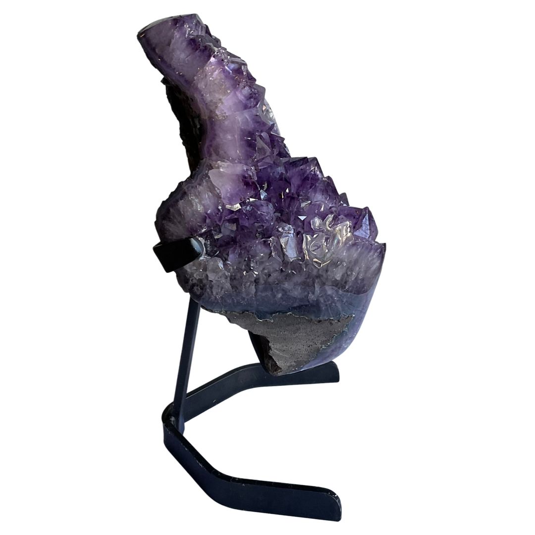 Large Amethyst Cluster on Stand