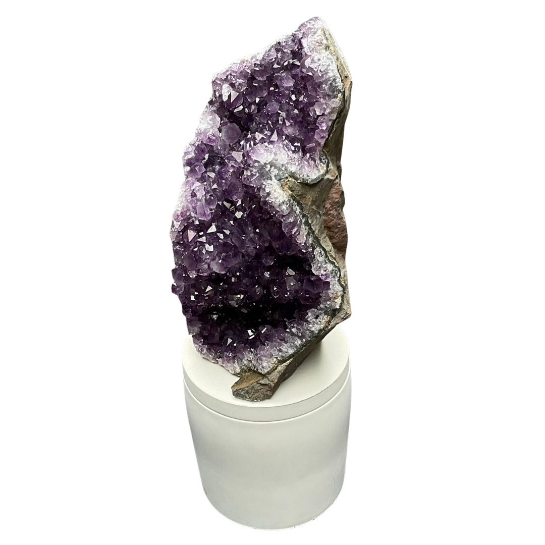 Large Amethyst Geode Lid Candle