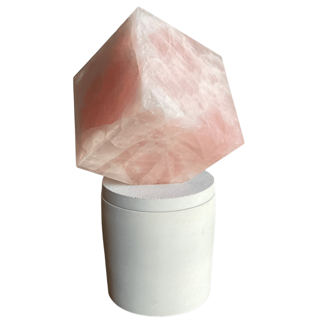 Madagascar Rose Quartz Lid Candle