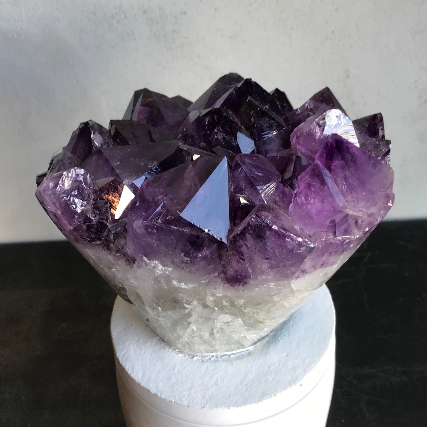 Amethyst XL Cluster Lid Candle