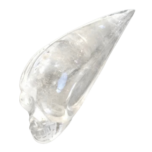 Quartz Crystal Elongated Skull