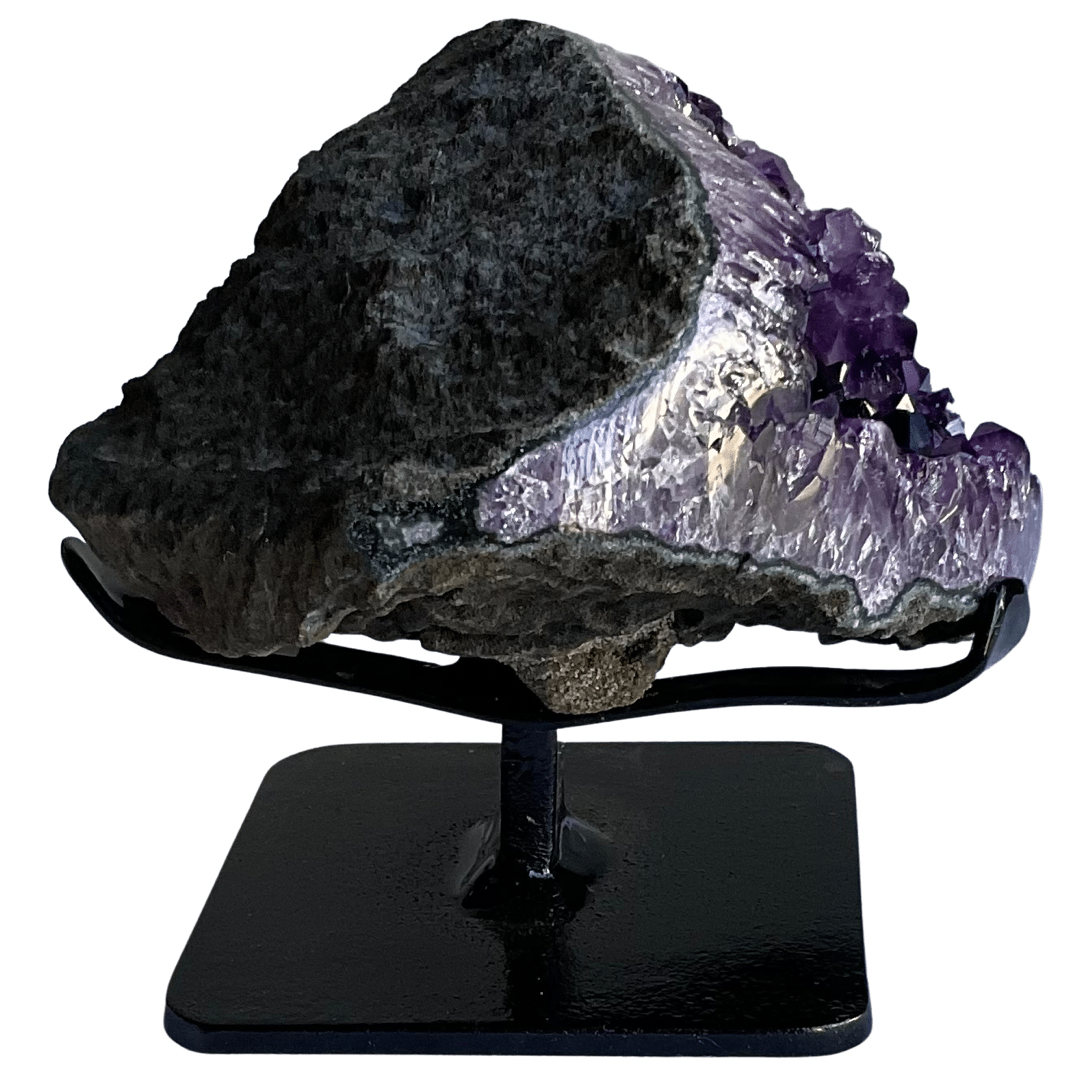 Amethyst Geode Crystal on Stand