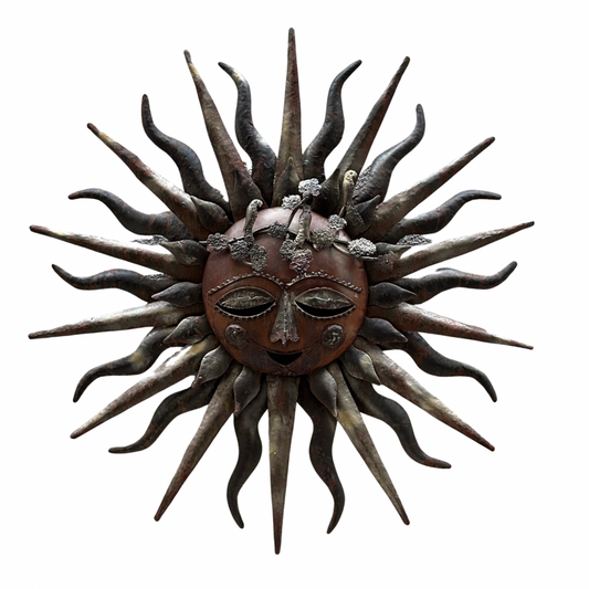 Metal Sun Wall Hanging