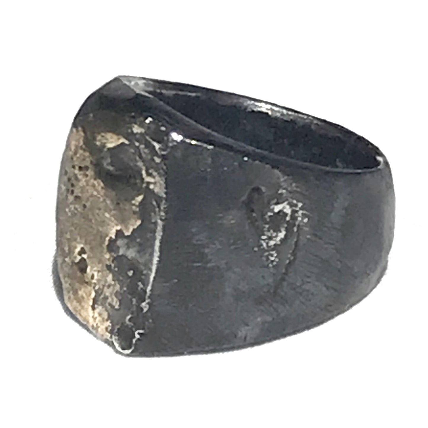 Oxidized Signet Ring