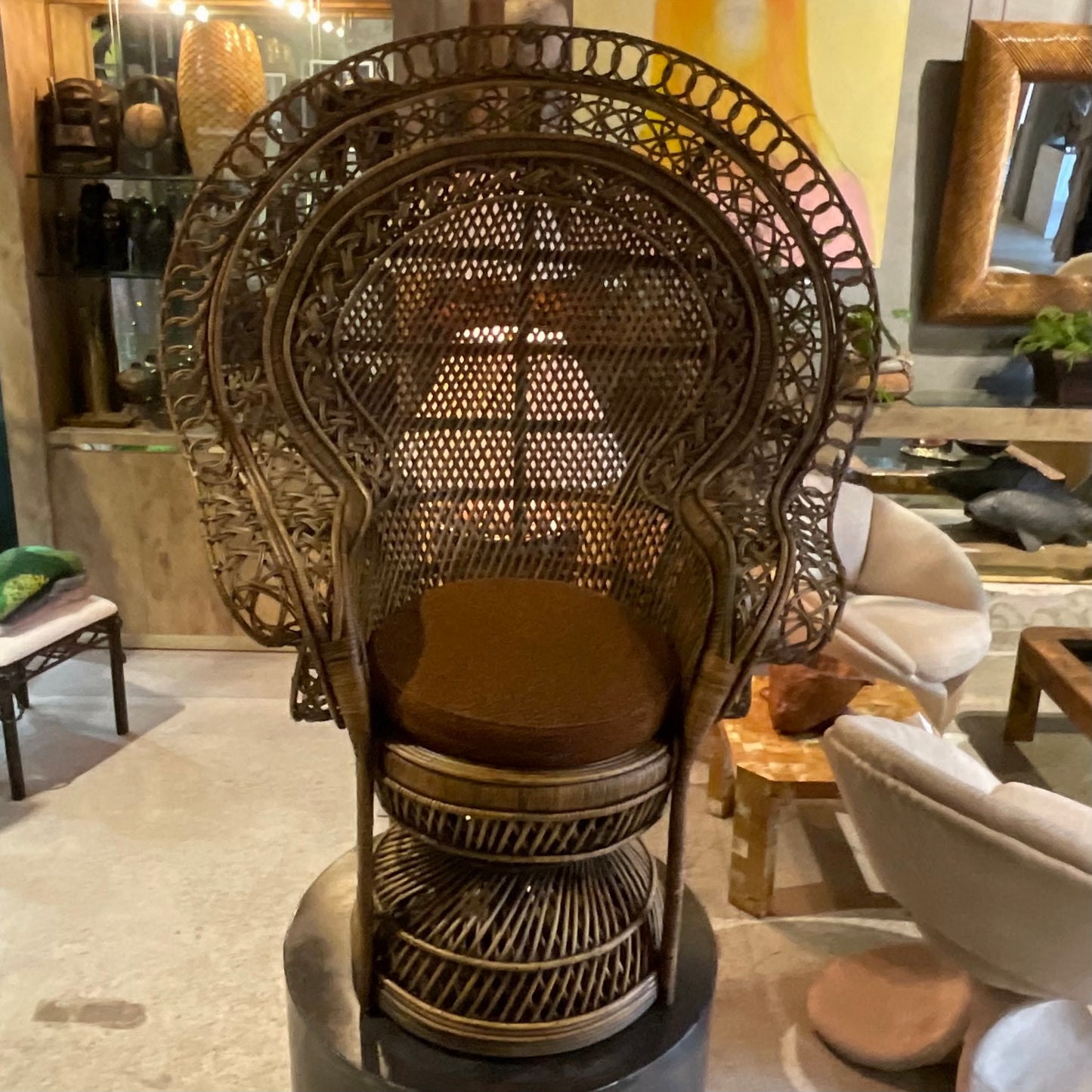 “Peacock” 1970's Vintage Chair