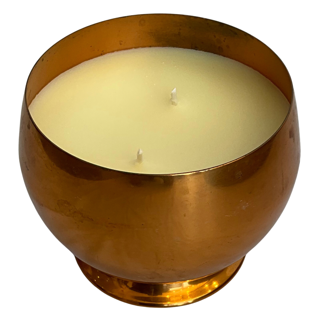 Copper Vessel Hand Poured Gardenia Candle