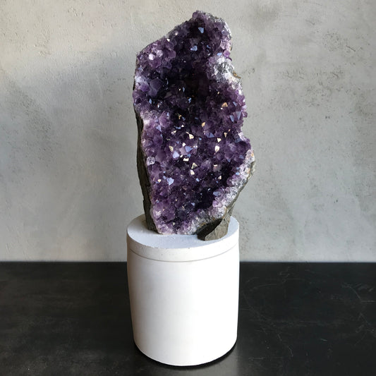 Amethyst Geode Lid Candle