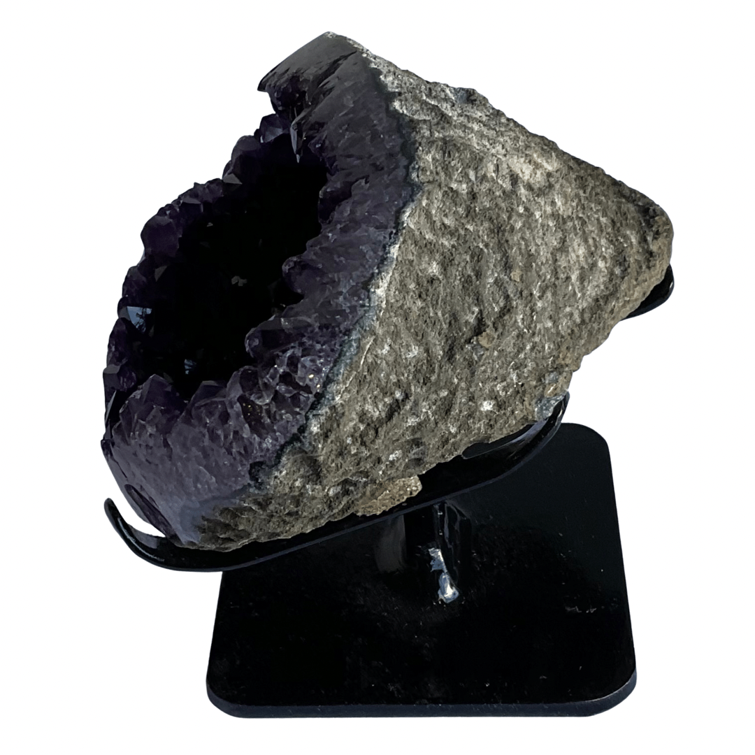 Amethyst Geode Crystal on Stand