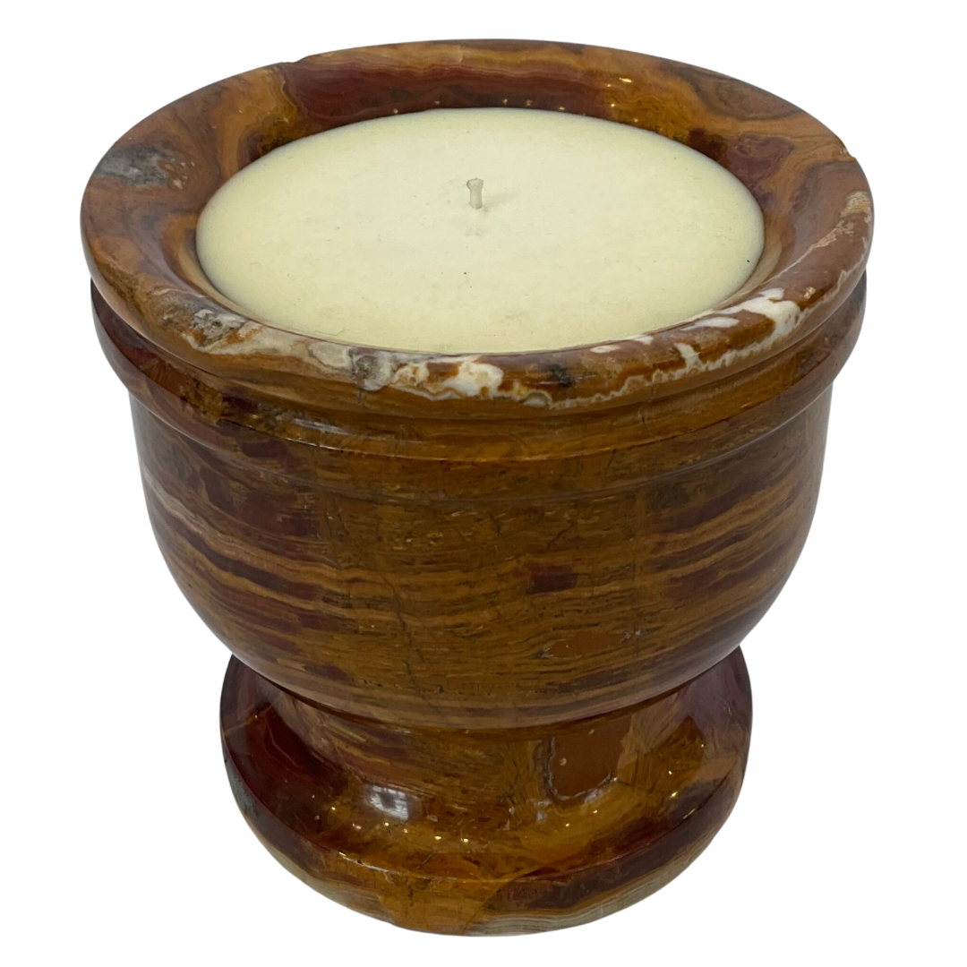 Mixed Color Marble Gardenia Candle