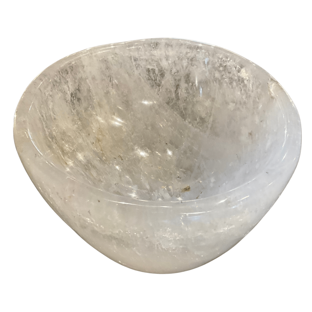 Clear Quartz Crystal Bowl
